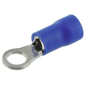 Cosse pré-isolée - Ronde - Dhome - Section de 1,5 à 2,5 mm² - Ø 4,3 mm - Bleu - Sachet de 10