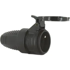 Fiche électrique - Étanche - Dhome - 2P+T - 16 A - Femelle - IP44