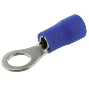 Cosse pré-isolée - Ronde - Dhome - Section de 1,5 à 2,5 mm² - Ø 5,3 mm - Bleu - Sachet de 10