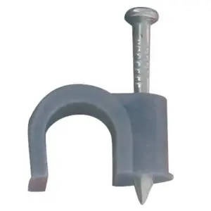 Attache-fils - Dhome - Ø 10 mm - Gris - Sachet de 20
