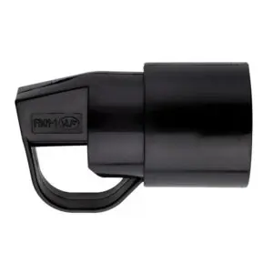 Image produit – Fiche électrique – Avec anneau – Dhome – 2P+T – 16 A – Femelle – Noir (alt)