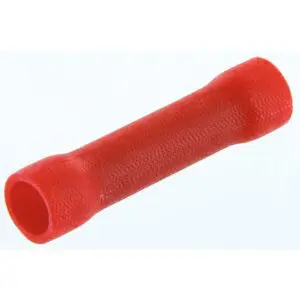 Manchon - Cylindrique - Dhome - Section de 0,5 à 1,5 mm² - Rouge - Sachet de 10