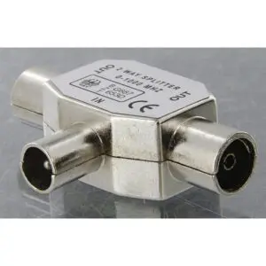 Repartiteur TV blindé - Dhome - 1 mâle/2 femelles - Ø 9,52 mm