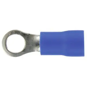 Image produit – Cosse pré isolée à plage ronde – Bleu (alt)