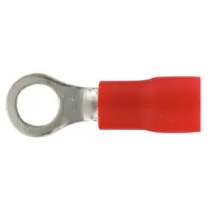Image produit – Cosse pré isolée à plage ronde – Rouge (alt)