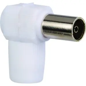 Image produit – Fiche coaxiale coudée diamètre 9,52 mm Dhome – Femelle – Diamètre 9,52 mm (alt)