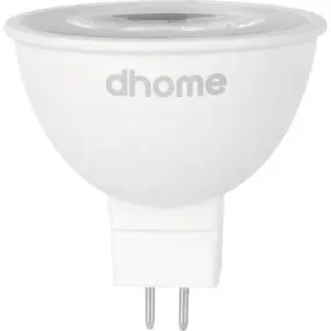 Ampoule LED spot - Dhome - GU5.3 - 4 W - 345 lm - 2700 K - 36° - Boite