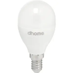 Ampoule LED sphérique - Dhome - E14 - 7 W - 806 lm - 2700 K - Boite