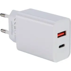 Chargeur secteur USB-C + USB-A - Dhome - 20 W