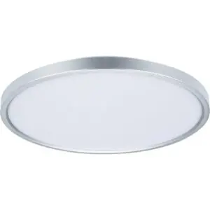 Plafonnier LED - Panello - Dhome - 24 W - 1800 lm - 3000 K - IP54 - Argent
