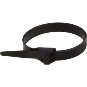 Image produit – Collier de fixation extérieur noir (alt)
