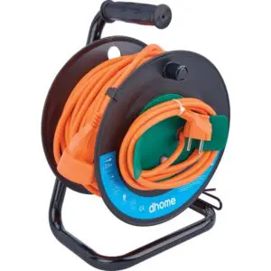Enrouleur de jardin - Dhome - Prolongateur H05 VV-F 3G1,5 mm² - L. 25 m
