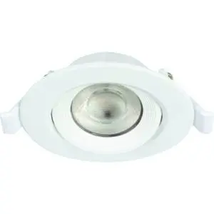 Spot LED encastré - Liqui - Dhome - Orientable - 5 W - 430 lm - 4000 K - 38° - IP44
