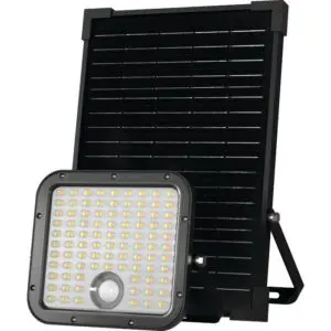 Projecteur LED solaire - Déa - Dhome - 30 W - 4800 lm - 3000/4000 K - IP65 - À détection de mouvement