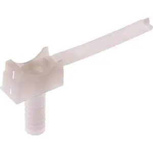 Fixe tube avec cheville - Dhome -  Ø 16 à 20 mm - Sachet de 10