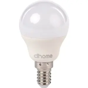 Ampoule LED sphérique - Dhome - E14 - 4,9 W - 470 lm - 4000 K
