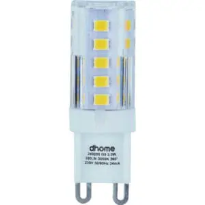 Ampoule LED capsule - G9 - Dhome - 350 lm - 3,5 W - 3000 K