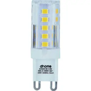 Ampoule LED capsule - G9 - Dhome - 350 lm - 3,5 W - 4000 K