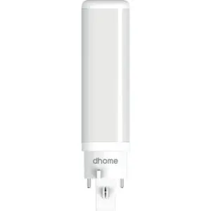 Ampoule LED PL-C - Dhome - G24d-2 - 6,5 W - 720 lm - 4000 K