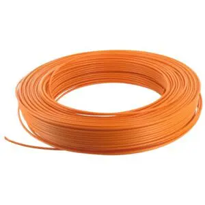 Image produit – Fil H07 V-U – Dhome – 1,5 mm² – L. 100 m – Orange (alt)