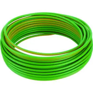 Image produit – Fil H07 V-U 1,5 mm² – vert/jaune – Brochable (alt)