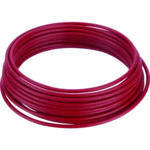 Fil H07 V-U - Dhome - 1,5 mm² - L. 5 m - Rouge