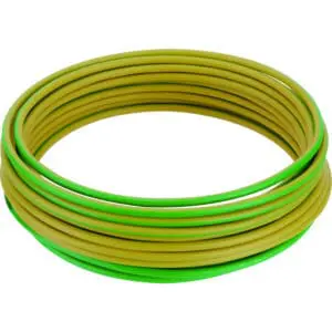Fil H07 V-U - Dhome - 1,5 mm² - L. 5 m - Vert/Jaune