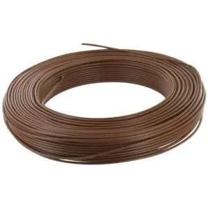 Image produit – Fil H07 V-U – Dhome – 2,5 mm² – L. 100 m – Marron (alt)