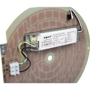 Image produit – Hublot LED étanche – Dhome – Ø 350 mm – 20 W – 1950 lm – 4000 K – IP65 (alt)