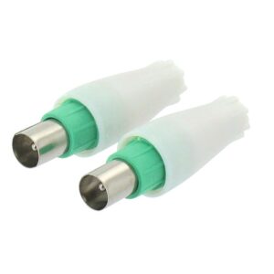 Image produit – Fiche coaxiale droite diamètre 9 mm Dhome – 2 mâles (alt)