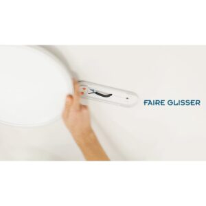 Image produit – Plafonnier LED – Panello – Dhome – 24 W – 1900 lm – Argent (alt)