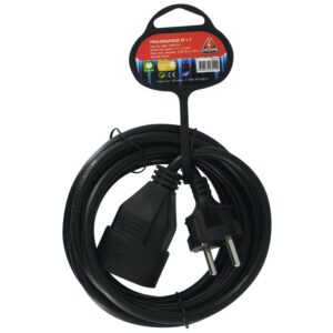 Image produit – Prolongateur câble souple noir Dhome – H05 VV-F – Longueur 3 m – Section 1,5 mm² (alt)