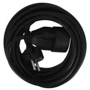 Image produit – Prolongateur câble souple noir Dhome – H05 VV-F – Longueur 5 m – Section 1,5 mm² (alt)
