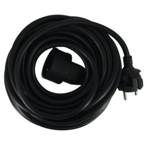Image produit – Prolongateur câble souple noir Dhome – H05 VV-F – Longueur 10 m – Section 1,5 mm² (alt)