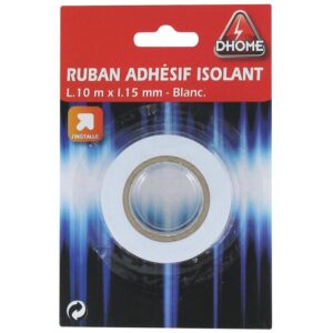 Image produit – Ruban adhésif isolant Dhome – Blanc (alt)