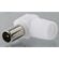 Image produit – Fiche coaxiale coudée diamètre 9,52 mm Dhome – Mâle – Diamètre 9,52 mm (alt)
