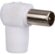 Image produit – Fiche coaxiale coudée diamètre 9,52 mm Dhome – Mâle – Diamètre 9,52 mm (alt)
