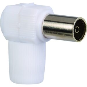 Image produit – Fiche coaxiale coudée diamètre 9,52 mm Dhome – Femelle – Diamètre 9,52 mm (alt)