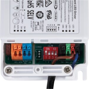 Image produit – Alimentation dimmable pour luminaire LED – DALI 2/PUSH/0 à 10V – 29/48 W  – 600/1100 mA (alt)