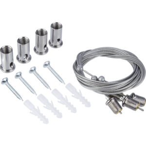 Image produit – Kit de pose en suspension pour plafonnier LED Dhome (alt)