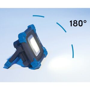 Image produit – Projecteur LED – Erti – Dhome – 10 W – 1100 lumens – 5000 K – IP54 – Rechargeable (alt)