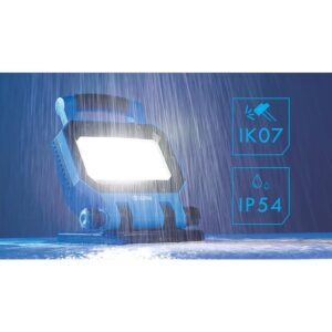 Image produit – Projecteur LED – Erös – Dhome- 30 W – 3000 lumens – 5000 K – IP54 – Rechargeable (alt)