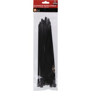 Image produit – Collier de fixation extérieur noir (alt)
