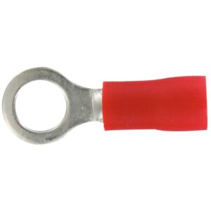Image produit – Cosse pré isolée à plage ronde – Rouge (alt)