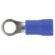 Image produit – Cosse pré isolée à plage ronde – Bleu (alt)