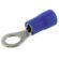 Image produit – Cosse pré isolée à plage ronde – Bleu (alt)