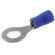 Image produit – Cosse pré isolée à plage ronde – Bleu (alt)