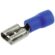 Image produit – Clip femelle pré isolé Dhome – Bleue – Diamètre 6,35 mm – Vendu par 10 (alt)