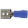 Image produit – Clip femelle pré isolé Dhome – Bleue – Diamètre 6,35 mm – Vendu par 10 (alt)