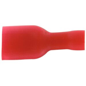 Image produit – Clip femelle entiérement isolé Dhome – Rouge – Diamètre 6,35 mm – Vendu par 10 (alt)